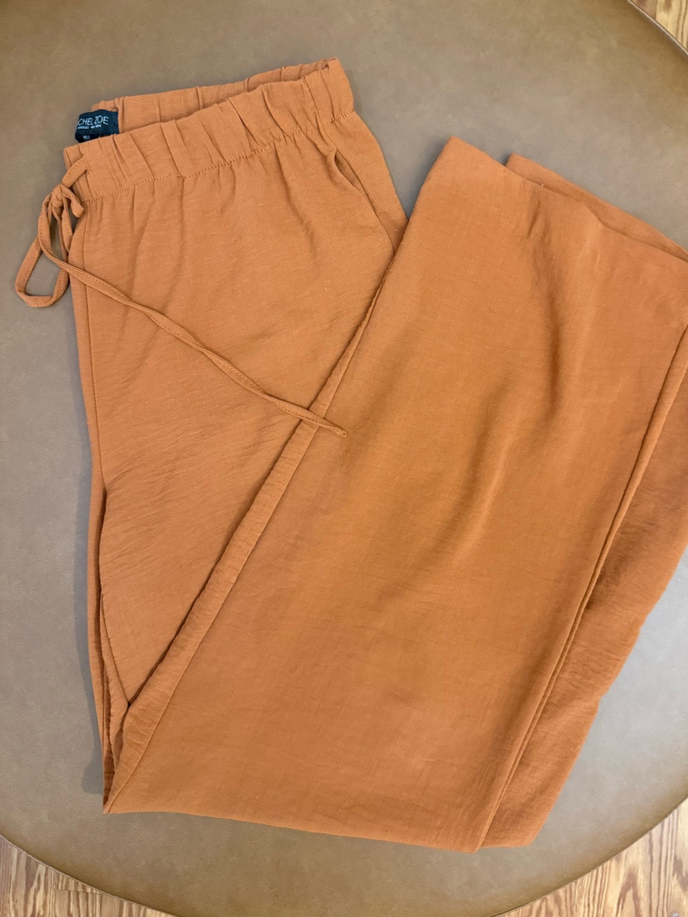 Rachel Zoe Women’s Orange/Terracotta  Drawstring Casual Pants